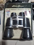 Vintage Eddie Bauer 10 X 50 Birder's Binocular Set. Fixed Price $52.00.