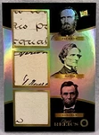 2024 Pieces Of The Past 1800S Lincoln,jackson,davis Handwritten Triple Relics. Fixed Price $100.00.