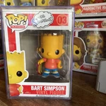 Funko Pop! Vinyl: The Simpsons #03 Bart Figure With Case. Fixed Price $400.00.
