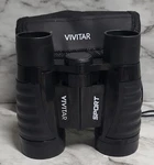 Vivitar Sport Binoculars. Mid #2170621. Neckstrap. Case With Belt. Fixed Price $16.00.
