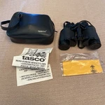 Tasco 308 8X30 393 FT/1000 Yds Binoculars With Case Lens Cleaning Wipe & Manual. Fixed Price $22.45.