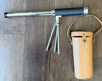Vtg Monolux Summit 30MM Coated Table Top Telescope With Leather Case Japan. Fixed Price $34.99.