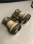 Antique Lamier Paris Small French Brass/mother Of Pearl Opera Glasses/binoculars. Fixed Price $34.00.