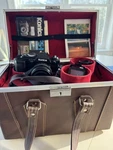 Konica FS-1 Camera With 3 Lenses, Flash, Filters And Case.. Fixed Price $70.00.