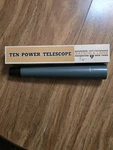 Vintage Bausch & Lomb Twenty Power Telescope 20X Grn Cat. No. 61-41-12. Fixed Price $40.00.