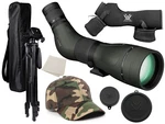 Vortex Optics Diamondback Hd Spotting Scope 20-60X85 Angled W/ Cf Hat And Tripod. Fixed Price $519.00.