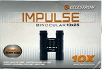 Celestron Impulse 10X25 Binoculars/coated Optics/wide Field Of View/case Nib!. Fixed Price $18.00.