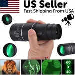 40X60 Monocular Binoculars With Night Vision BAK4 Prism High Power Waterproof. Fixed Price $18.82.