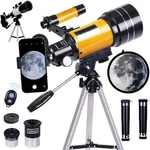 Professional Astronomical Telescope W/ Tripod For Lunar Hd Viewing Adults Kids. Fixed Price $49.49.