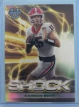 2024 Bowman Best Carson Beck Shock Refractor Case Hit Short Print Sp Uga. Fixed Price $29.99.