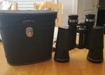 Vintage Hanimex 7 50 Binoculars W/ Case Fully Coated Optics Korea. Fixed Price $33.25.