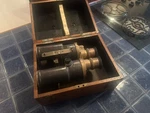 Barr & Stroud Vintage Brass Naval Binoculars Type G.K.5 No. 820 Year 1934-42. Fixed Price $4200.00.