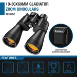 Barska Gladiator Zoom 10-30X 60MM Ruby Coated Lens Binoculars + Case Bag AB10762. Fixed Price $75.88.