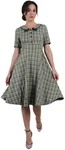 Voodoo Vixen Kaylee Vintage Plaid Short Sleeve 50S Swing Dress Gown Rockabilly. Fixed Price $92.66.