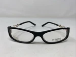 St. Mortiz Ice 250 Ebony 52-15-135 Black/gold Full Rim Eyeglasses Frame (472. Fixed Price $44.00.