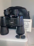 Tasco Essentials 10X50 Binoculars Zip Focus Black With Case Strap & Manual. Fixed Price $24.99.