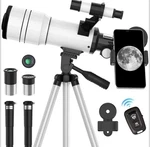 Telescope For ADULTS&KIDS,70MM Aperture Astronomical REFRACTOR-15X-150X-W/REMOTE. Fixed Price $59.99.