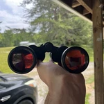 Emerson 7X50 Binoculars Featuring Ruby-coated Optics With Case. Fixed Price $18.14.