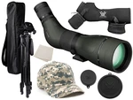 Vortex Optics Diamondback Hd Spotting Scope 20-60X85 Angled W/ Cd Hat And Tripod. Fixed Price $519.00.