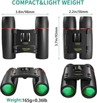 Poldr 12X25 Compact Pocket Binoculars Mini Kids Adults Bird Watching Concert. Fixed Price $32.99.