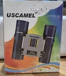 Blue Uscamel 8X21 Binoculars. Fixed Price $18.00.