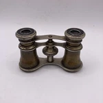 Antique French Opera Glasses Ville Paris Brass Binoculars C.1890 1915. Fixed Price $40.00.