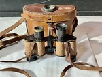 Vtg Bausch & Lomb Wwii Era Army Signal Corps Binoculars Compass Case. Fixed Price $85.00.