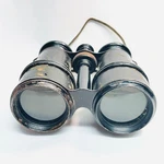 Vtg 1880 French Gieure Military Binoculars Compass 11725 Strap 1.5"LENSDIA 5.5"H. Fixed Price $45.99.