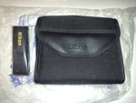 Nikon Binoculars Soft Case. Black Color. 8" X 7" 3 Depth. With Strap New. Fixed Price $48.00.