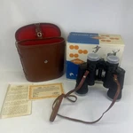 Vintage Atco Far Prism Binoculars Box, Case 7X35 Fully Coated Optics W/box. Fixed Price $35.00.