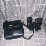 Bushnell Insta-focus 7X35 Porro Prism Coated Binoculars Black W/ Case & Covers. Fixed Price $20.00.