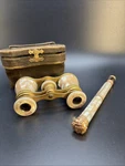 Rare Lemaire Fabt Paris Opera Glasses Antique Mother Of Pearl C. 1900 Binoculars. Fixed Price $297.50.