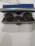 Windsor Vintage Opera Glass Coated Lenses Folding Binoculars Black Case Japan. Fixed Price $8.00.