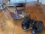 Post Wwii Era Zeus Field Binoculars 8X30 Coated Optics Japan NO.6008. Fixed Price $60.00.