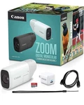 Canon Powershot Zoom, Compact Telephoto Monocular Bundle, White (4838C018). Fixed Price $285.00.