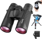 12X42 Hd Binoculars For Adults High Powered With Phone Adapter And Tripod, Super. Fixed Price $125.99.