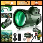 High Power 40X60 Monocular Telescope For Adults, Phone Adapter & Tripod, BAK4 Pr. Fixed Price $55.99.