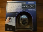 Carson DR-300 Ezread Electronic Reading Aid Digital Magnifier Tv Output. Fixed Price $29.00.