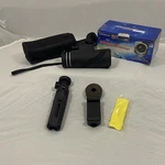 Monocular Telescope 40X60 High Powered With Smartphone Adapter & Tripod. Fixed Price $12.00.