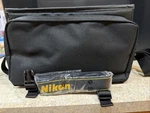 Nikon Camera Bag Case Black Shoulder Strap Padded Interior Organizer 12X8X9. Fixed Price $28.00.