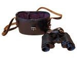 Vintage Hyphos C319 8X30 Military Binoculars France W/ Original Leather Case. Fixed Price $39.99.