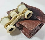 Vintage Russian Binocular Theater Soviet Opera Glasses With Leather Case. Fixed Price $22.00.