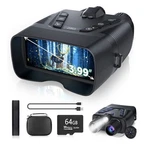 4K Night Vision Goggles With 58MP, 1968FT Range, 10000MAH Battery, 64GB Card. Fixed Price $129.99.