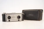 Kin-dar 35MM Stereo Camera Steinheil Munchen Cassar F/3.5 Lens Case V24. Fixed Price $174.99.