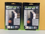 Two Pack Hangman TV400 Anti-tip Safety Kit Flat Screen Earthquake Strap New. Fixed Price $14.59.