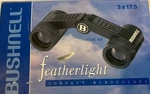 Bushnell Compact Featherlight BINOCULARS3X17.5 Item 15-3017 Nib. Fixed Price $19.00.