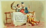 Lot Of 3 Hunt's Cash Coal Drunk Pantomime Clowns Race Lady Binoculars P89. Fixed Price $7.00.