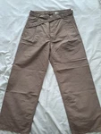 Lemaire Belted Easy Trousers (beige) - Size M/48. Fixed Price $217.45.