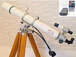 Vixen Custom 80M Vintage Telescope+wooden Tripod+cleaning Kit Video Ships Fast. Fixed Price $585.00.