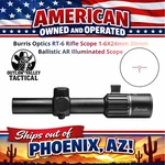 Burris Optics RT-6 Rifle Scope 1-6X24MM 30MM Ballistic Illuminated. Fixed Price $369.99.